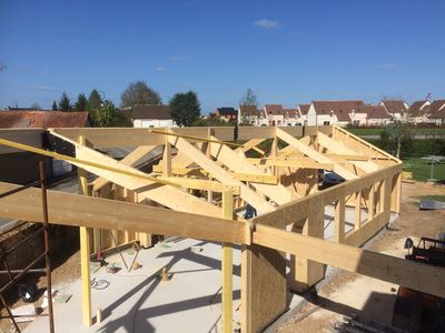 Extension ossature bois - 2
