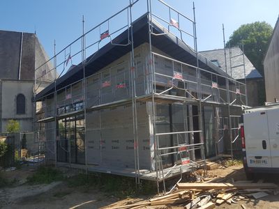 Extension ossature bois - bardage Polyrey - 3
