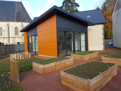 Extension ossature bois - bardage Polyrey - 4