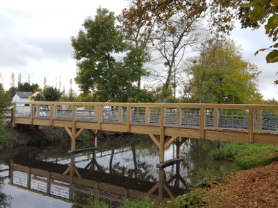 Paserelle Bois (lamellé colé)